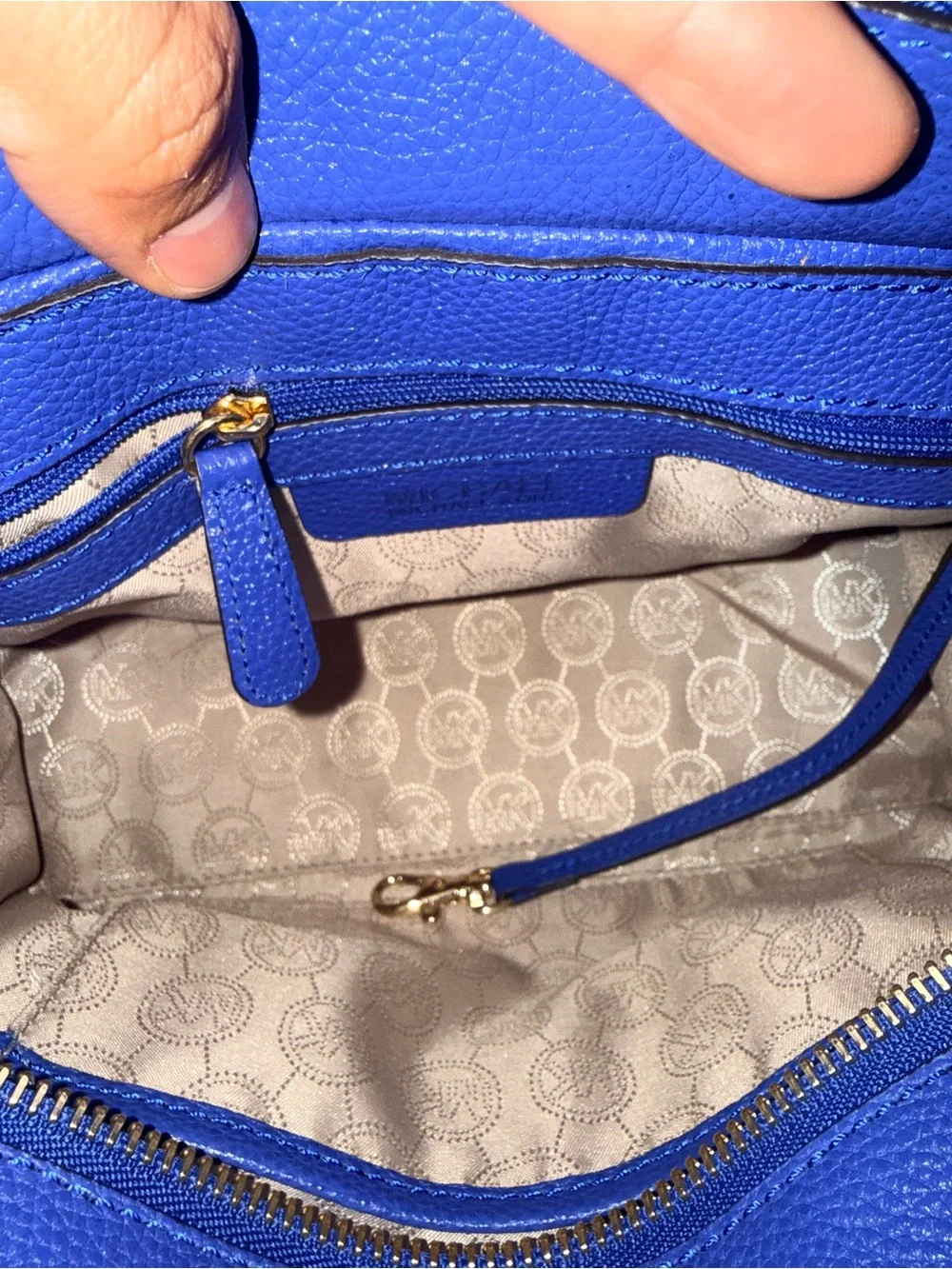 Michael Kors Harper Leather Satchel Bag